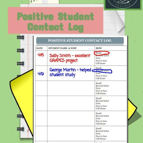 Positive Student Contact Log's featured image
