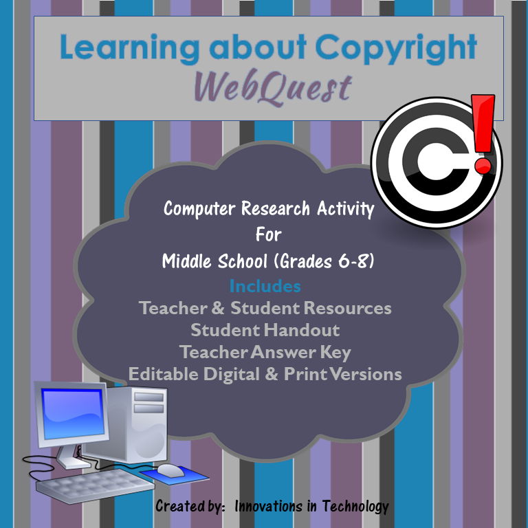 Learning about Copyright WebQuest's featured image