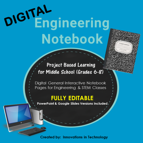 Digital Engineering Notebook - Fully Editable in PowerPoint & Google Slides's featured image