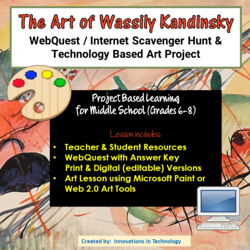 Art of Wassily Kandinsky - WebQuest & Art Project's featured image