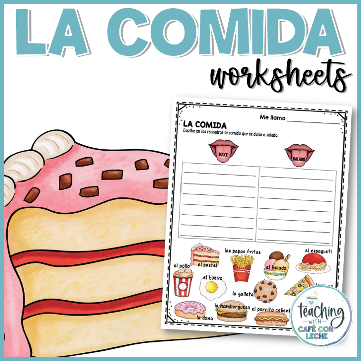 Spanish Household Items Worksheet Packet