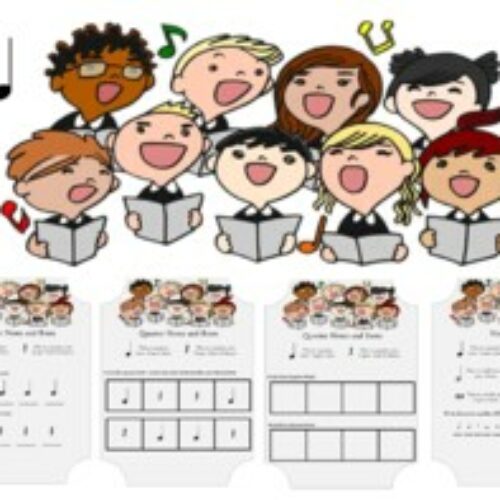 Quarter Note Worksheets - Basic rhythms for elementary students's featured image