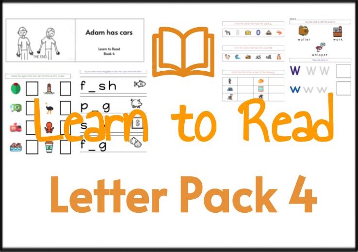 Learn to Read - Letter Pack 4