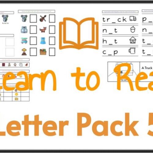 Learn to Read - Letter Pack 5's featured image