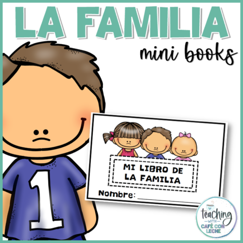 Mini libro de la familia - Family Mini Book Activity in Spanish's featured image