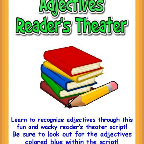 Adjectives Reader's Theater Script - Grammar/Language Arts Activity's featured image
