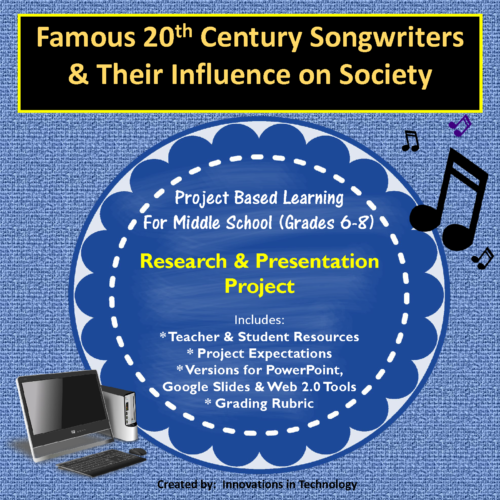 20th Century Songwriters - Technology Presentation Project's featured image