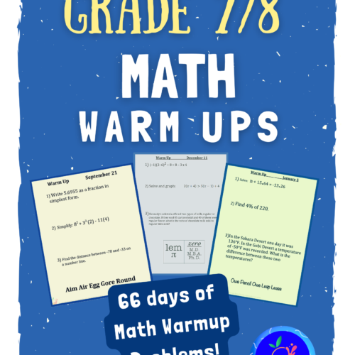 Grade 7/8 Math Class Warm-Up Problems's featured image