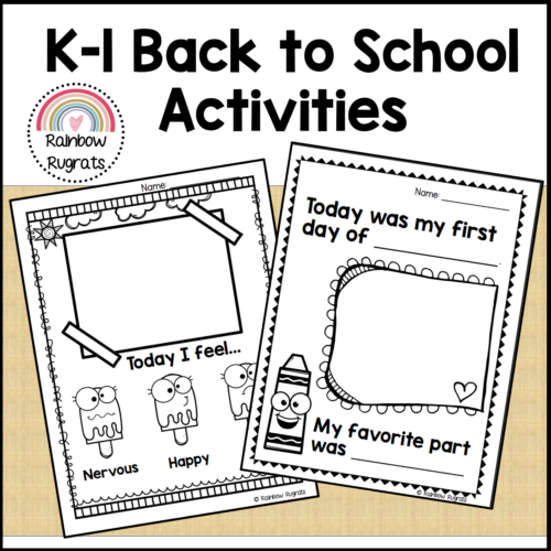 First Week of School Activities Kindergarten and First Grade's featured image
