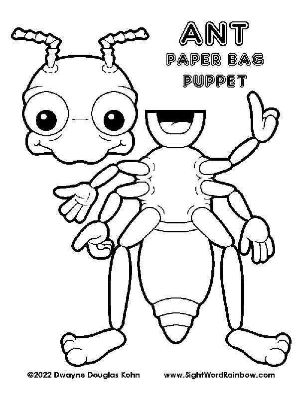 Printable Cow Paper Bag Puppet Template – Simple Mom Project