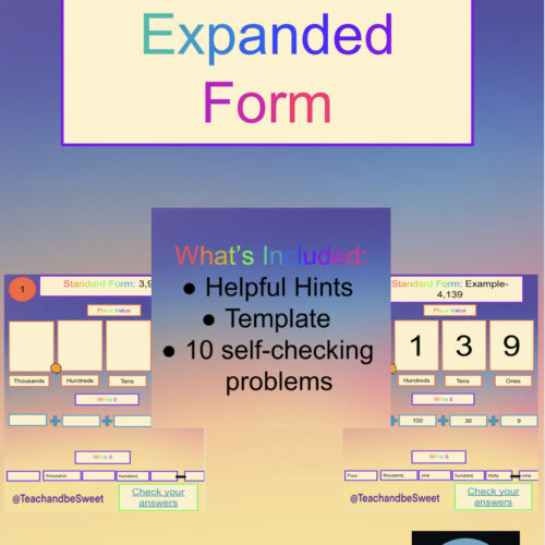 Expanded Form- Digital Activity's featured image