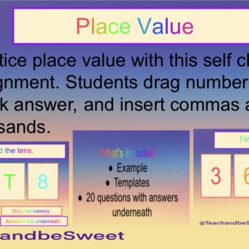 Place Value- Digital Activity's featured image