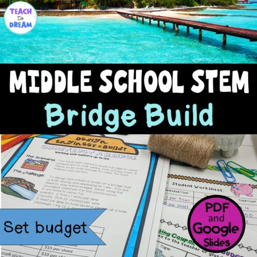 Middle School STEM Activity Bridge Build's featured image