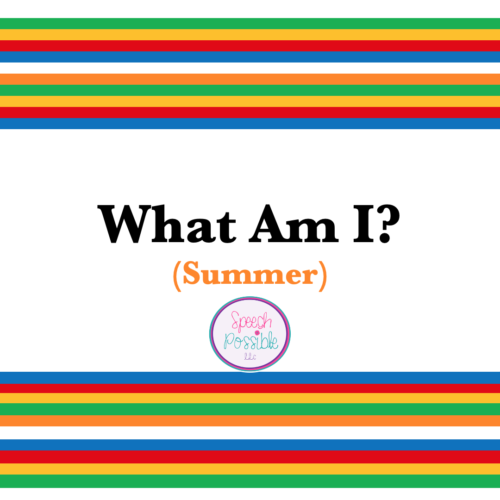 What Am I? - Summer's featured image