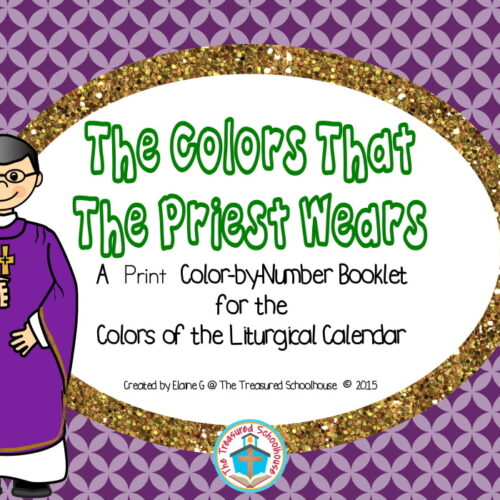 The Colors That the Priest Wears Color-by-Number Booklet in Print's featured image