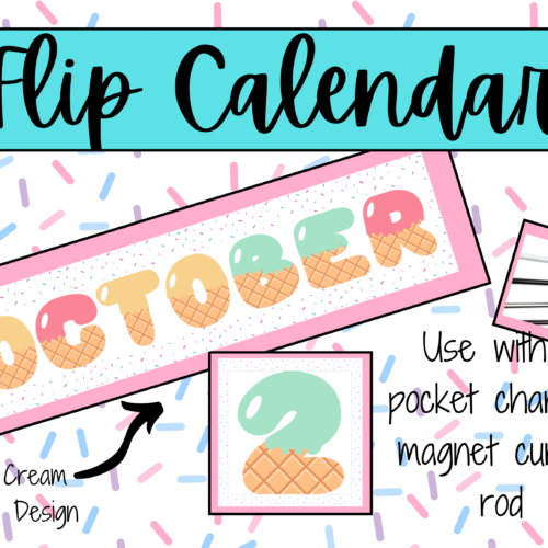 Flip Calendar - Ice Cream Design's featured image