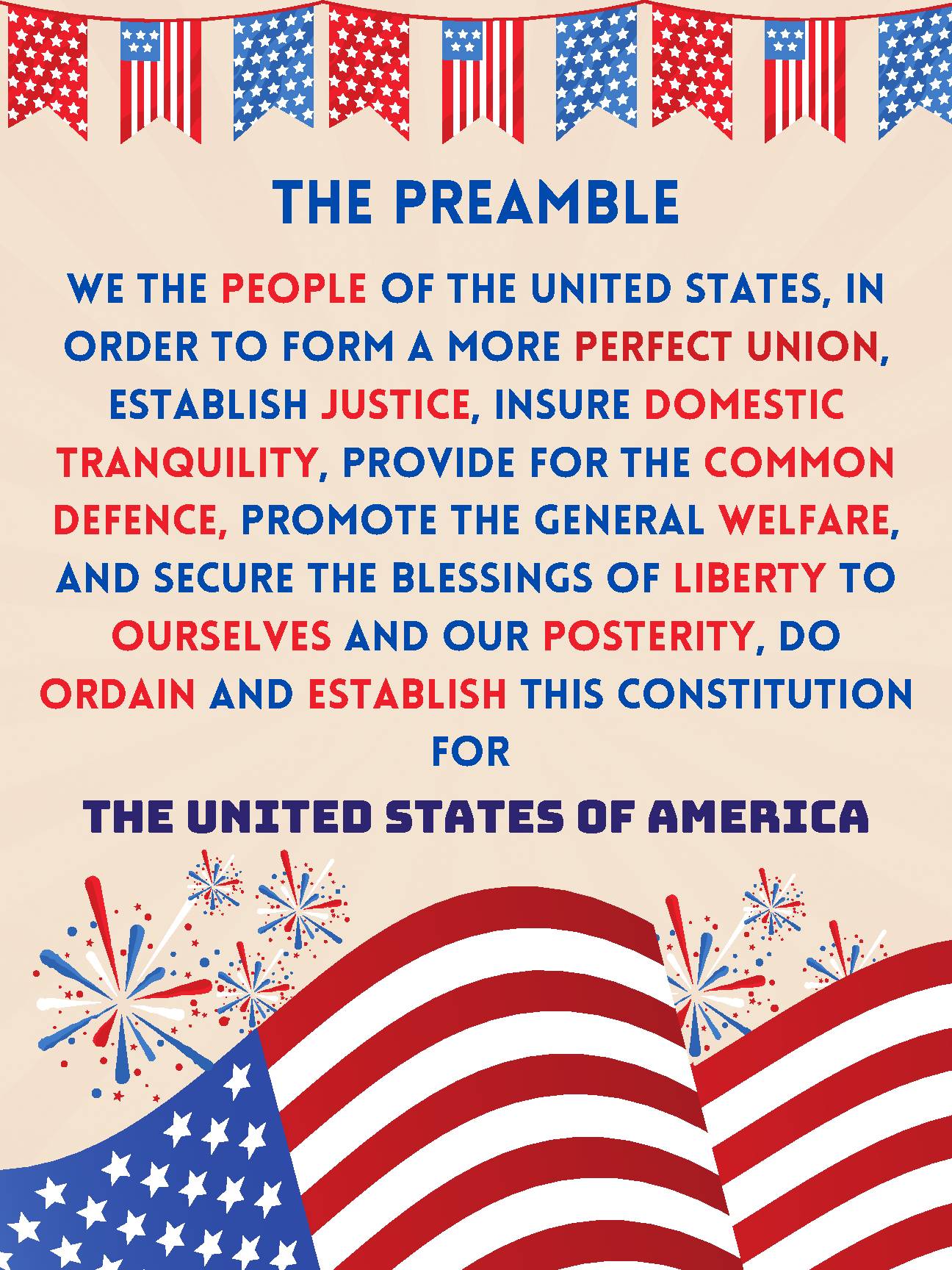 The Preamble to the Constitution