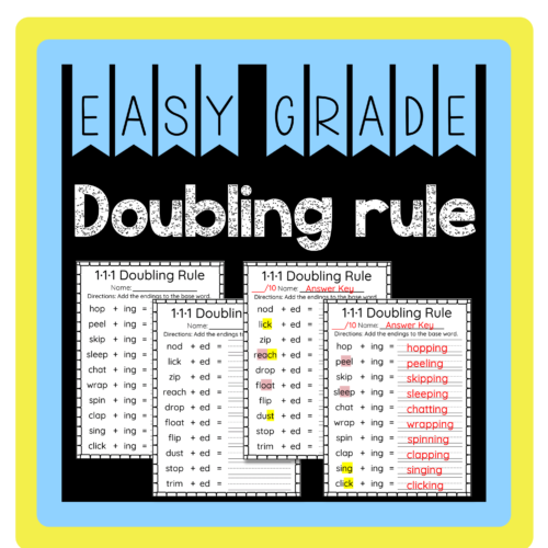 1-1-1 Doubling Rule Assessment - Classful