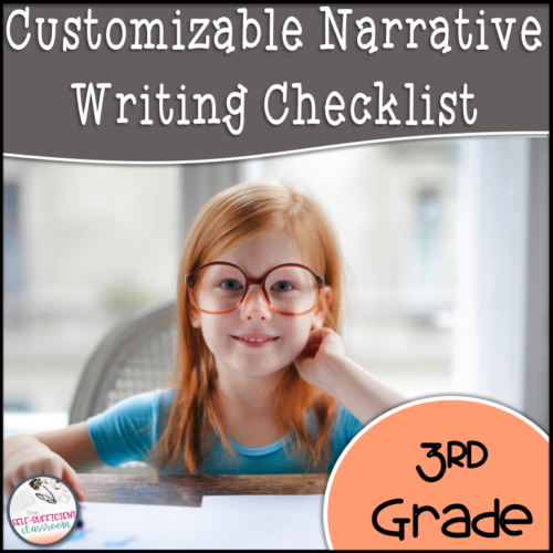 3rd Grade Narrative Writing Checklist EDITABLE's featured image
