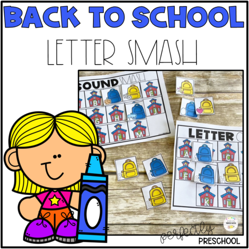 Back to School Alphabet and Beginning Sounds Activity for Preschool and PreK's featured image