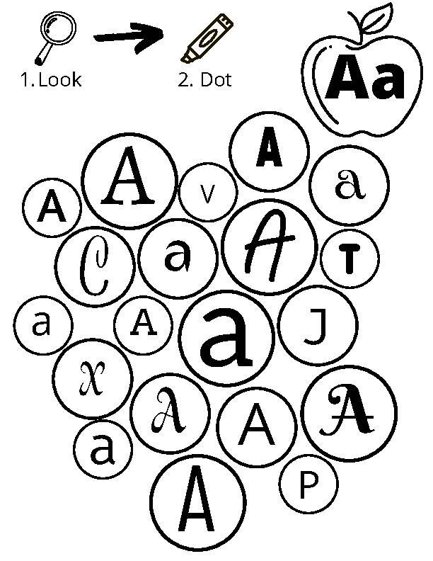 A to Z Letter Search and Find