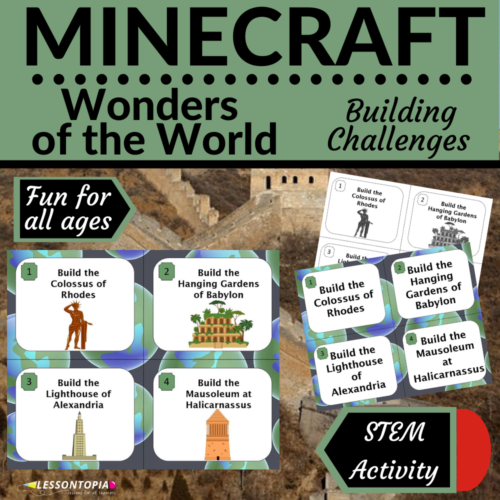 Minecraft Challenges | Wonders of the World | STEM Activities's featured image