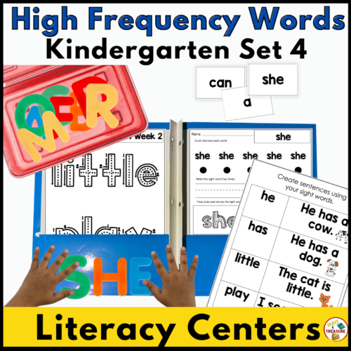 Benchmark Advance High Frequency Word Activities | Kindergarten Unit 4's featured image