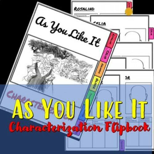 As You Like It - Characterization Flip book's featured image