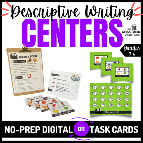 Descriptive Writing Center : Build a Scene Grades 3 - 6's featured image