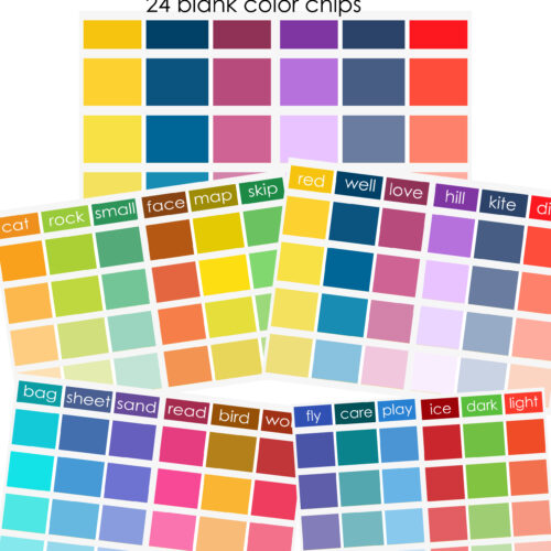 Rhyming Words Color Strips (rhyme)'s featured image