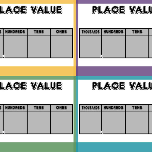 Place Value (Mini Math Boxes & Full Page)'s featured image