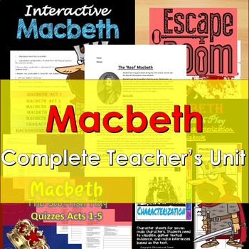 Macbeth Complete Teacher's Unit's featured image