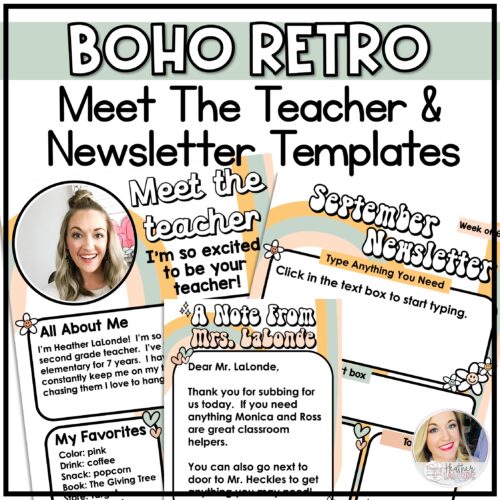 Meet the Teacher, Newsletter, and Note Templates's featured image