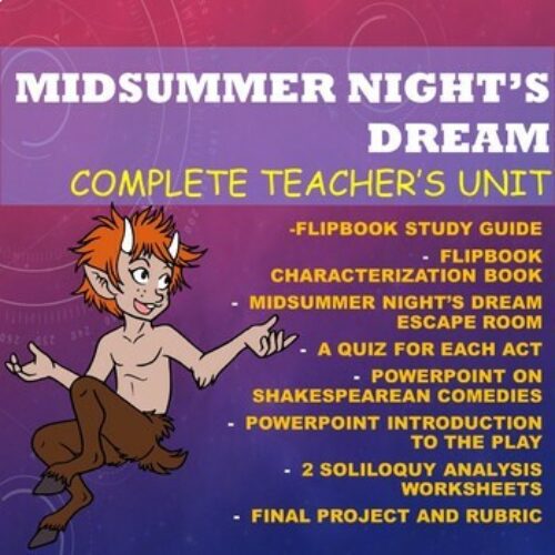 Midsummer Night's Dream Bundle: Complete Teaching Unit's featured image