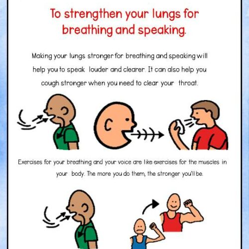 Speech Therapy Language Resource - Breathing & Voice Exercises - Classful