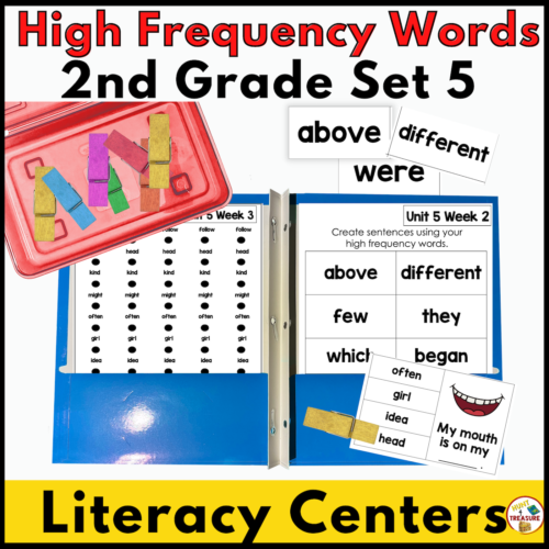 Benchmark Advance High Frequency Word Activities | 2nd Grade Unit 5's featured image