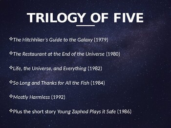 1984: The Hitchhiker's Guide to the Galaxy