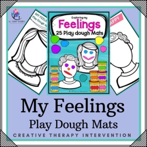 25 Feelings Preschool Play Dough Mats - Emotion Play Doh Activities's featured image