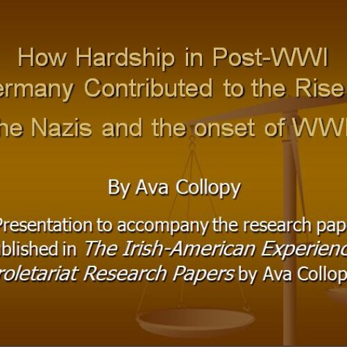 Presentation: How Hardship in Post-WWI Germany led to the Rise of the Nazis's featured image