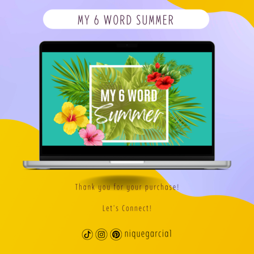 My 6 Word Summer's featured image
