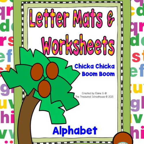 Alphabet Letter Mats and Worksheets (Chicka Chicka Boom Boom)'s featured image