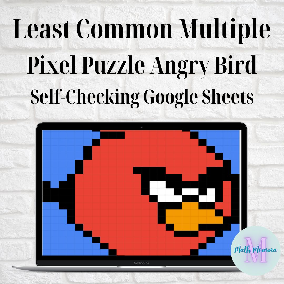 LCM Pixel Puzzle Self Checking Google Sheets