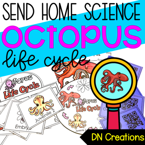 Send Home SCIENCE unit OCTOPUS l Octopus Lifecycle Activities l Octopus Research Project l Ocean Animal Unit's featured image