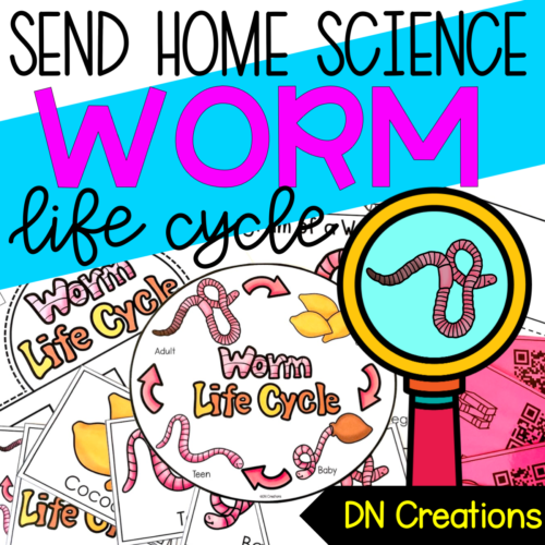 Send Home SCIENCE unit WORM l Worm Lifecycle Activities's featured image