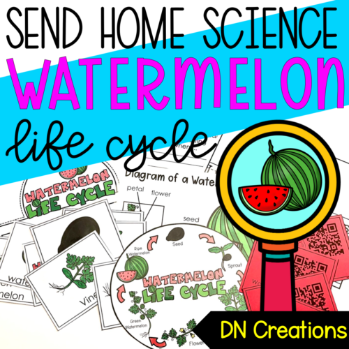 Send Home SCIENCE unit WATERMELON l Watermelon Lifecycle Activities l Watermelon Research l Fruit Unit l Summer Science's featured image