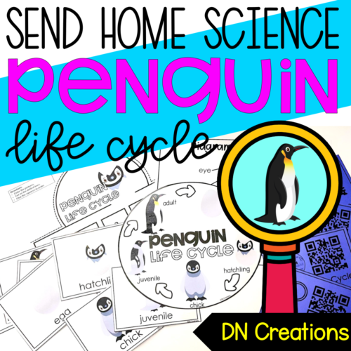 Send Home SCIENCE unit PENGUIN l Penguin Lifecycle Activities l Penguin Science l Winter Animal Unit's featured image