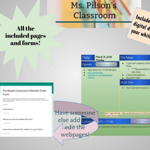 Pre-made Classroom Website in New Google Sites's featured image