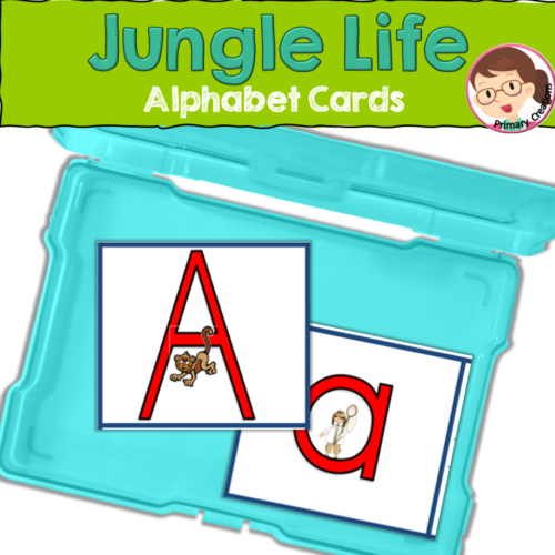 Alphabet - Jungle Animals Theme - Safari Animals Theme - Preschool PreK, SPED's featured image