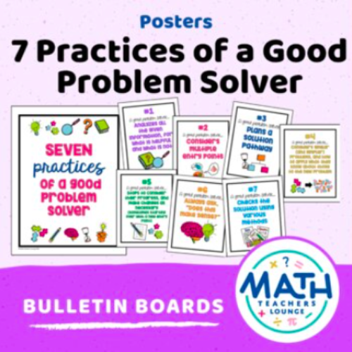 7 Practices of a Good Problem Solver Posters's featured image