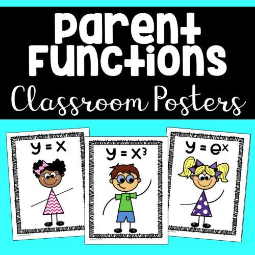 Parent Functions - High School Math Posters